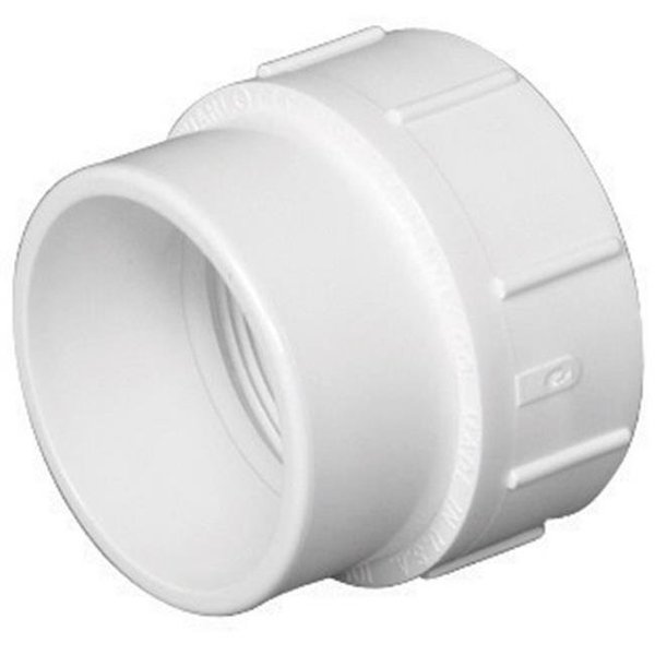 Charlotte Pipe And Foundry Charlotte Pipe & Foundry PVC001051400HA PVC-DWV Cleanout Adapter  6 in. 4121414